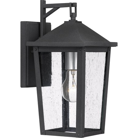 Quoizel Stoneleigh Outdoor Wall 1 Light Mottled Black STNL8407MB